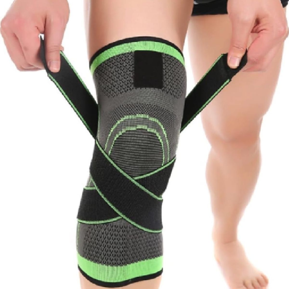 GENERICO - Rodillera Deportiva De Comprension Con Venda Doble