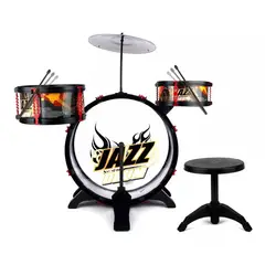 GENERICO - Set Bateria Musical de juguete 3 Tambores Jazz Drum