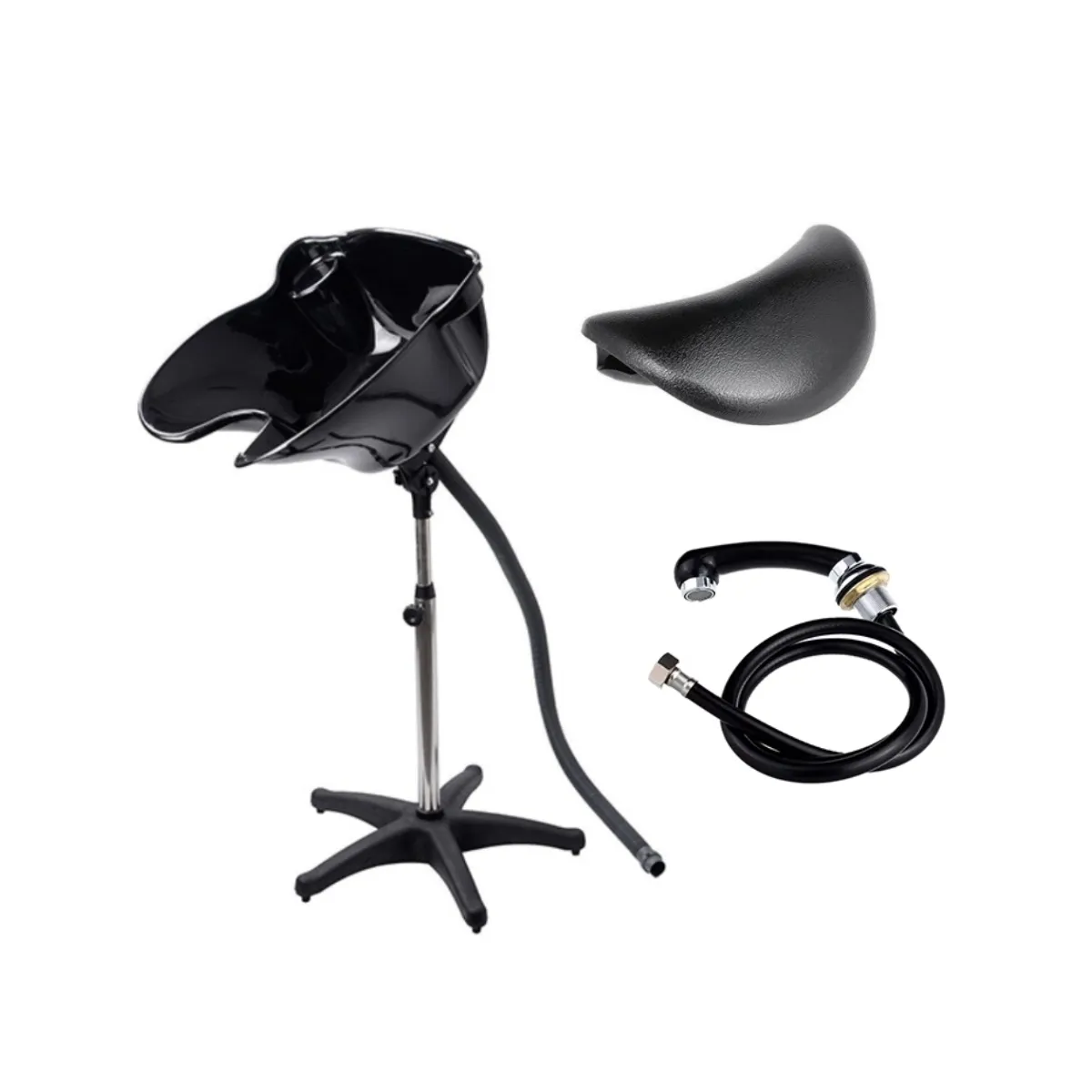 GENERICO - Lavapelos Portatil  Cuello Silicona  Ducha