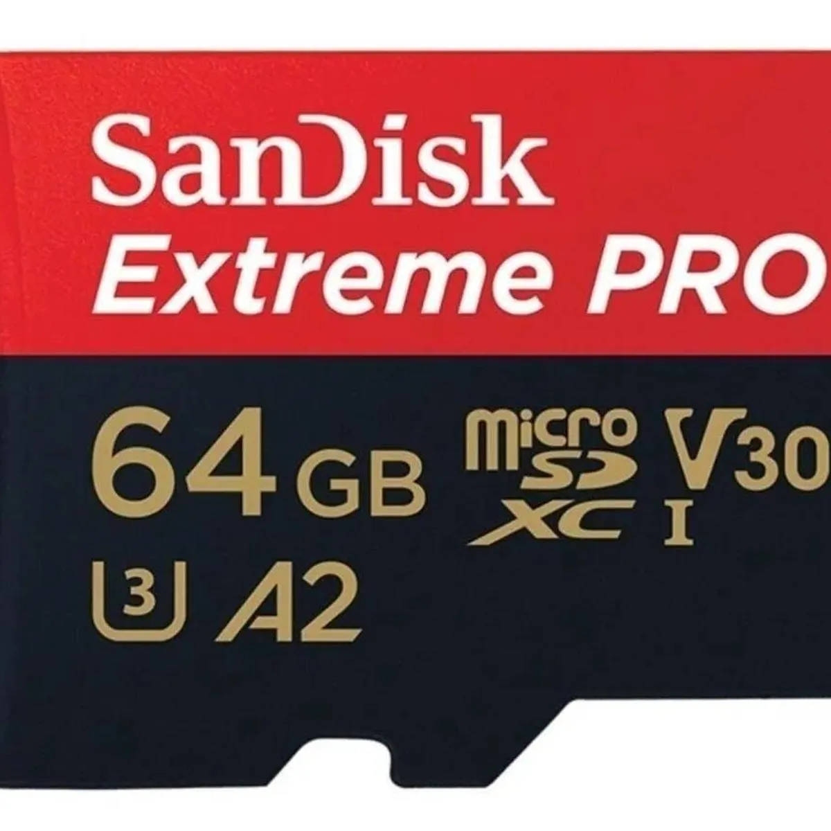 SANDISK - Tarjeta MicroSD 64GB Sandisk Extreme Pro UHS-I C10.