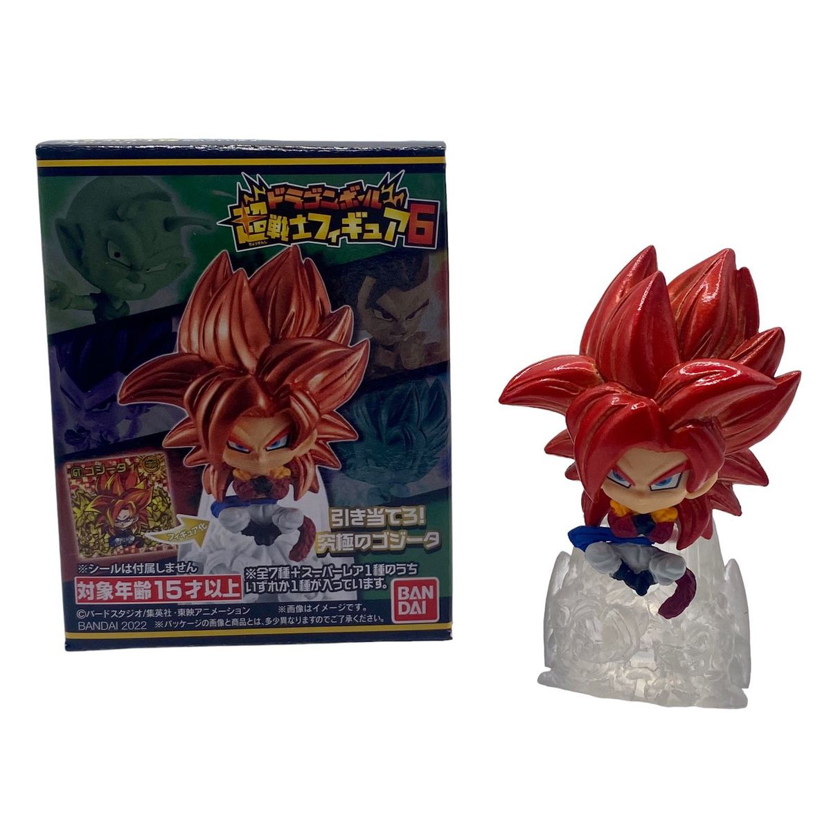 BANDAI - BANDAI DRAGÓN BALL SUPER WARRIOR SS 4 GOGETA 7CM