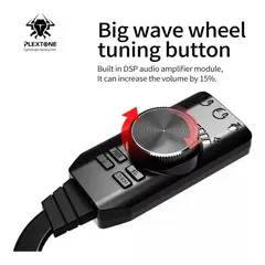 GENERICO - Adaptador Tarjeta De Sonido Usb Externa Audio 7.1 Con Cable