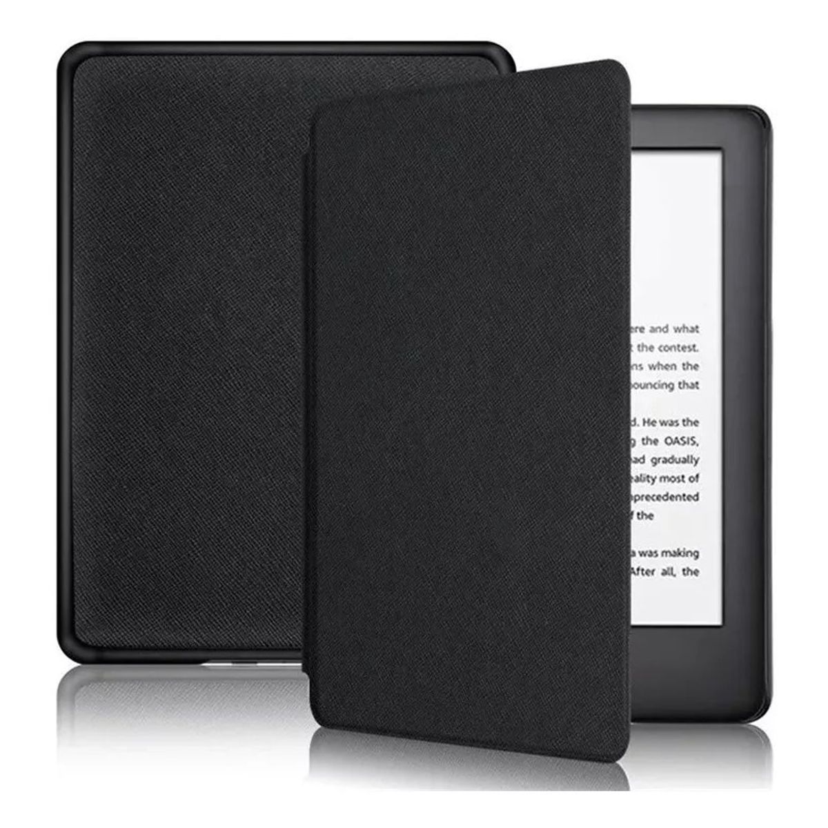 GENERICO - Funda Protectora Microfibra Kindle 2022 11va Gen 6.0" Negro