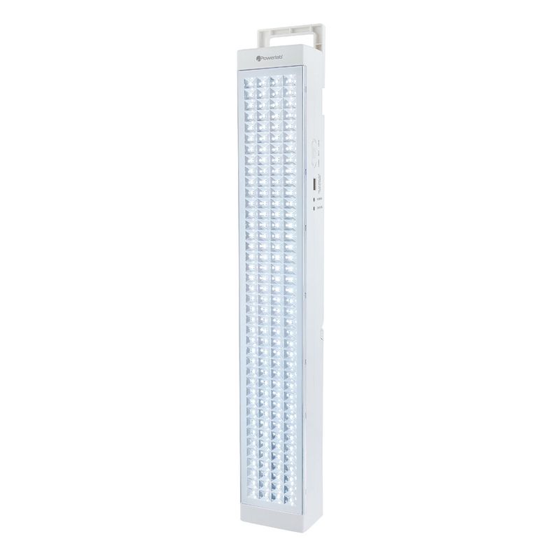 POWERLAB - Lampara Emergencia Recargable 160 Led Powerlab Blanco