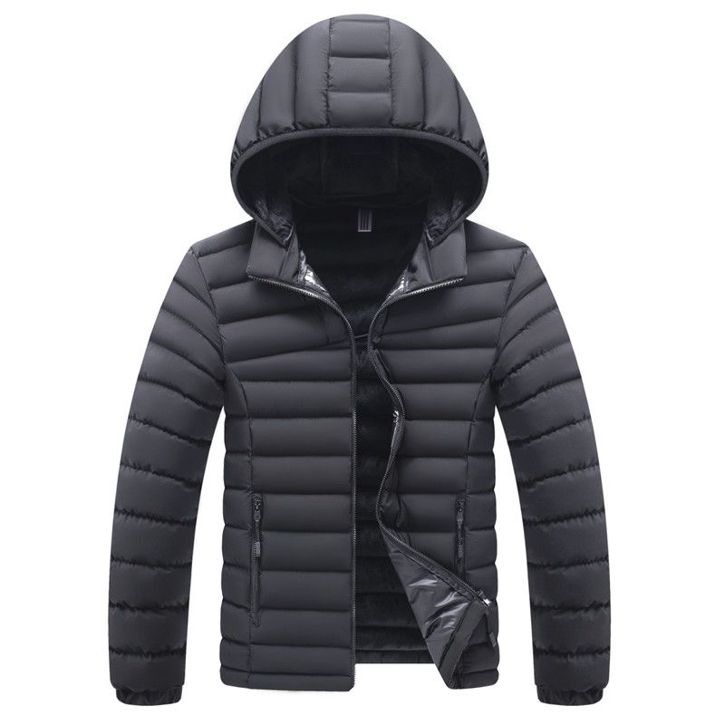 GENERAC - Chaqueta Parka Hombre Termica Impermeable YMOSS Superior Negro