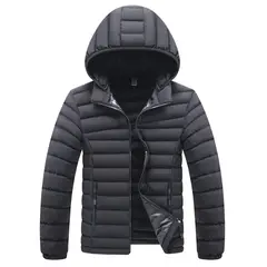 GENERAC - Chaqueta Parka Hombre Termica Impermeable YMOSS Superior Negro