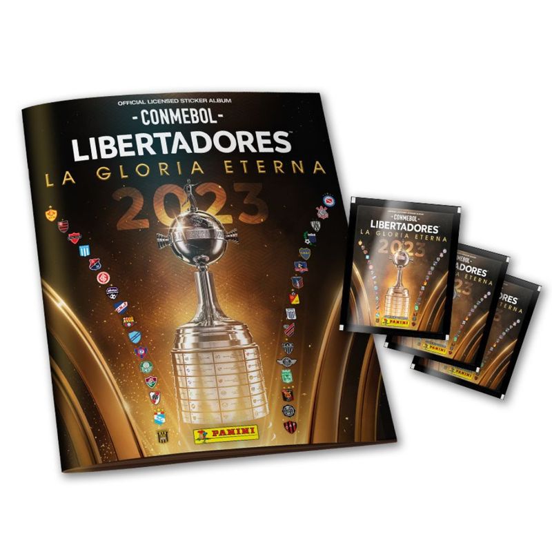 PANINI - Pack Copa Libertadores 2023 (Álbum Tapa Blanda + 60 Sobres)
