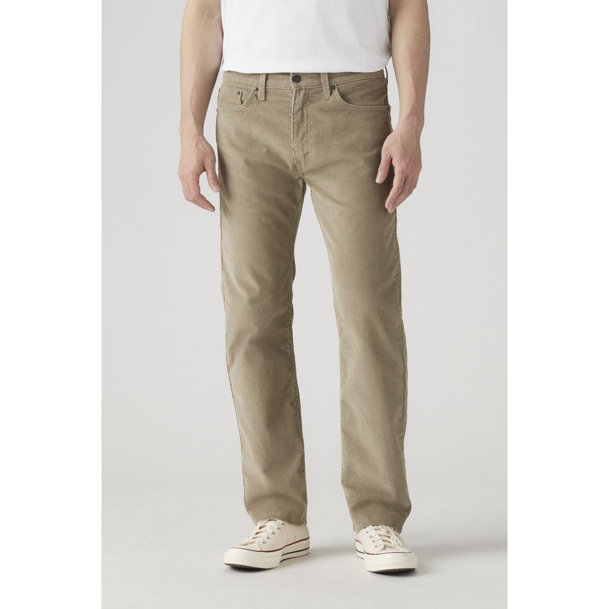 LEVIS - Jeans Hombre 505 Regular Cotelé Café Levis