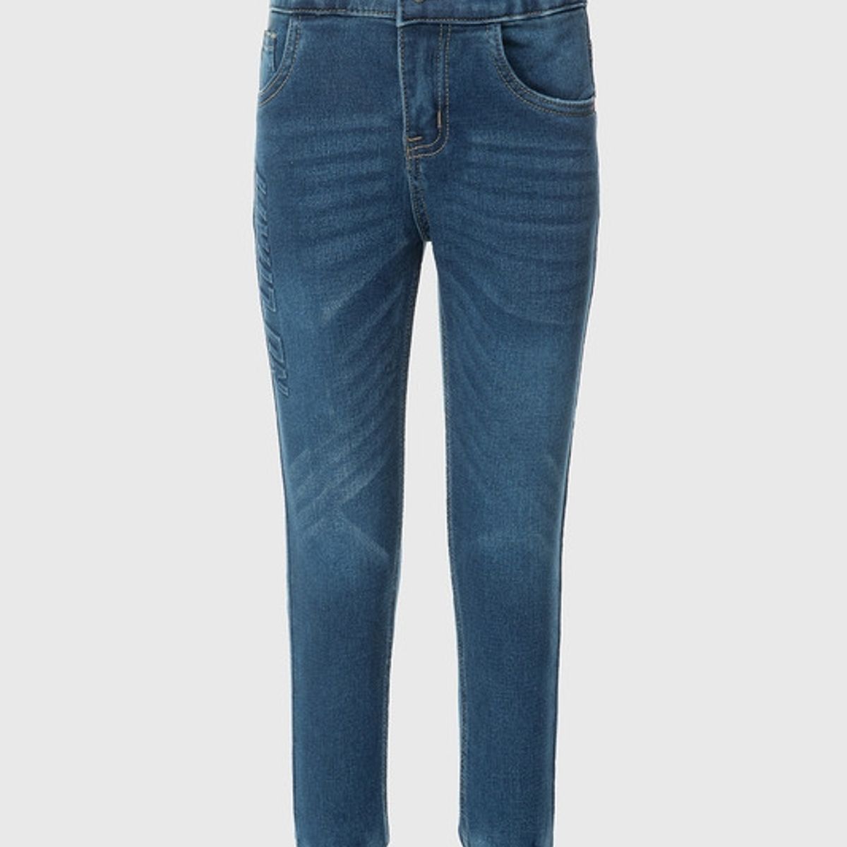 FASHION'S PARK - Jeans Niño Letras Relieve Azul Fashion's Park