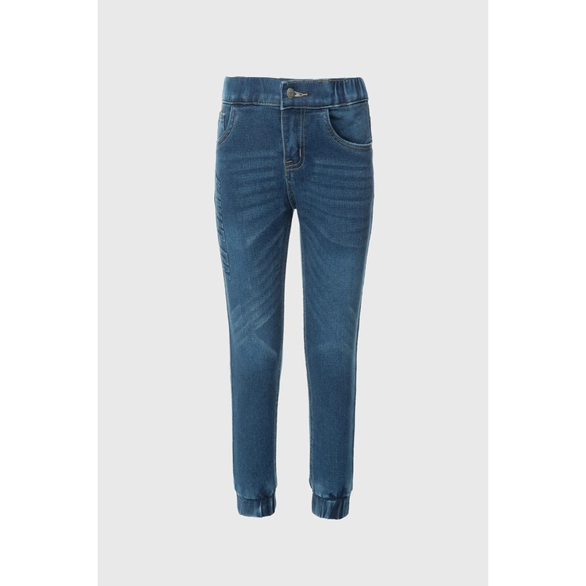 FASHION'S PARK - Jeans Niño Letras Relieve Azul Fashion's Park
