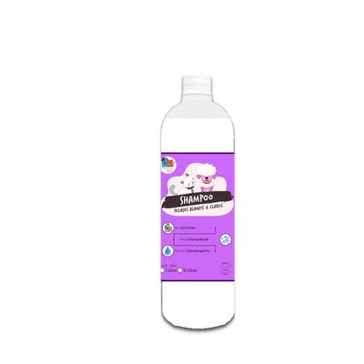 Imagen 2 del producto Kit Shampoo Perro Pelaje Blanco 1lt - Colonia Berries 150ml