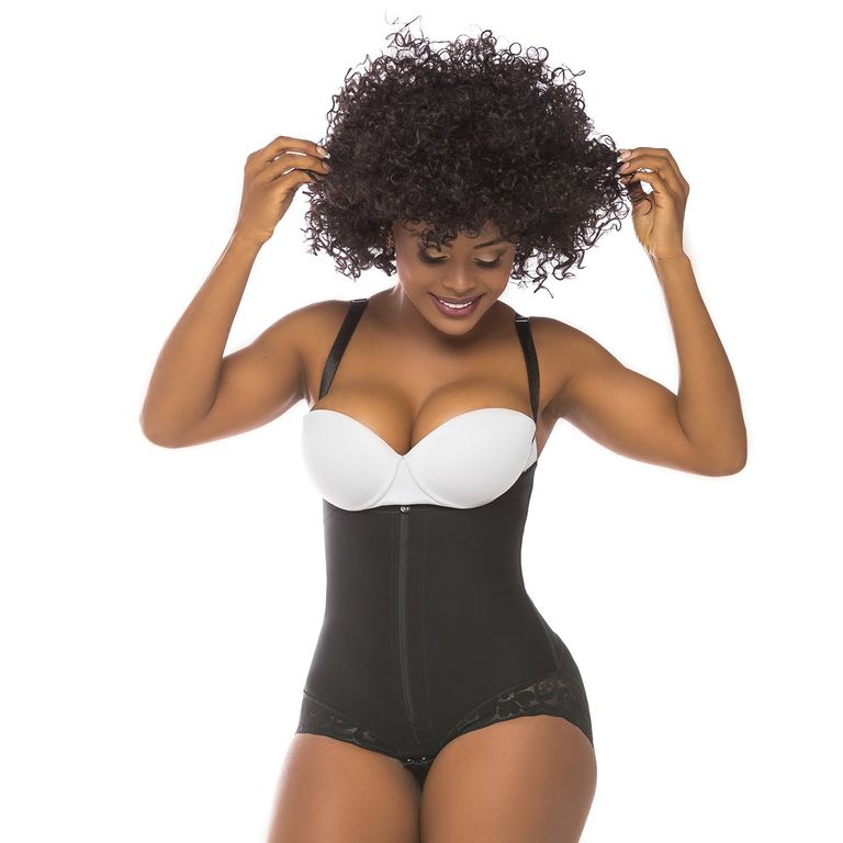 Faja Moldeadora Y Reductora Tipo Body 412 Negro XS