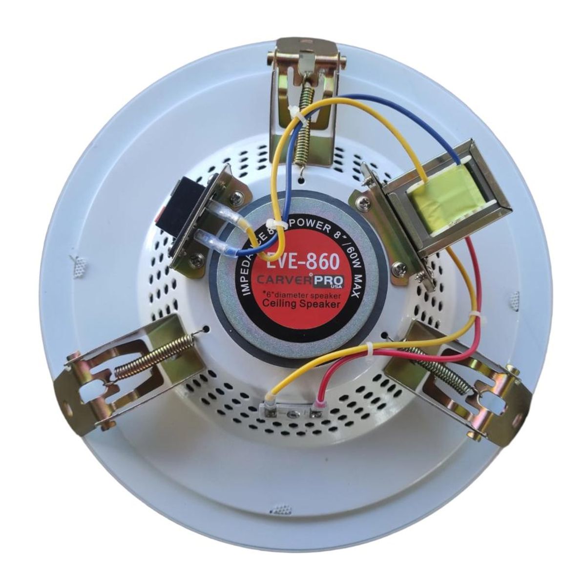 CARVERPRO - Parlante Ambiental de Cielo CarverPro EVE-860 - Blanco