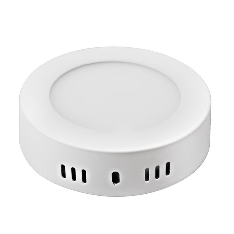 MEGABRIGHT - Panel Led Sobrepuesto Redondo 18w Megabright LUZ FRIA