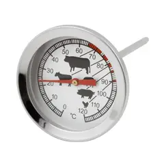 DANGRILL - Termómetro Para Carne Y Asado Acero Inoxidable Parrilla