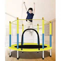 GENERICO - MINI CAMA ELASTICA TRAMPOLIN PARA NIÑOS AMARILLA