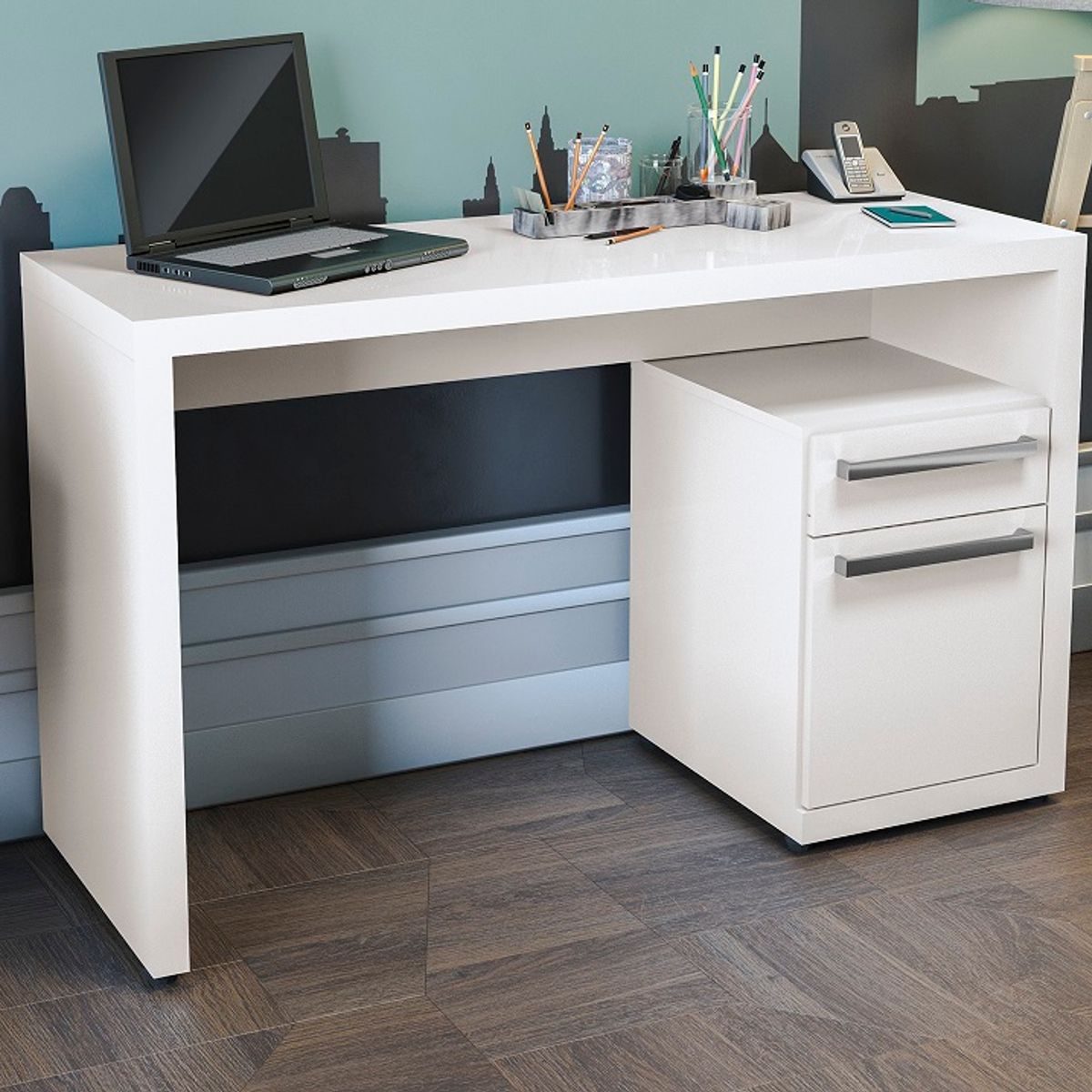 YARDAS - Escritorio Yardas Kansas Blanco