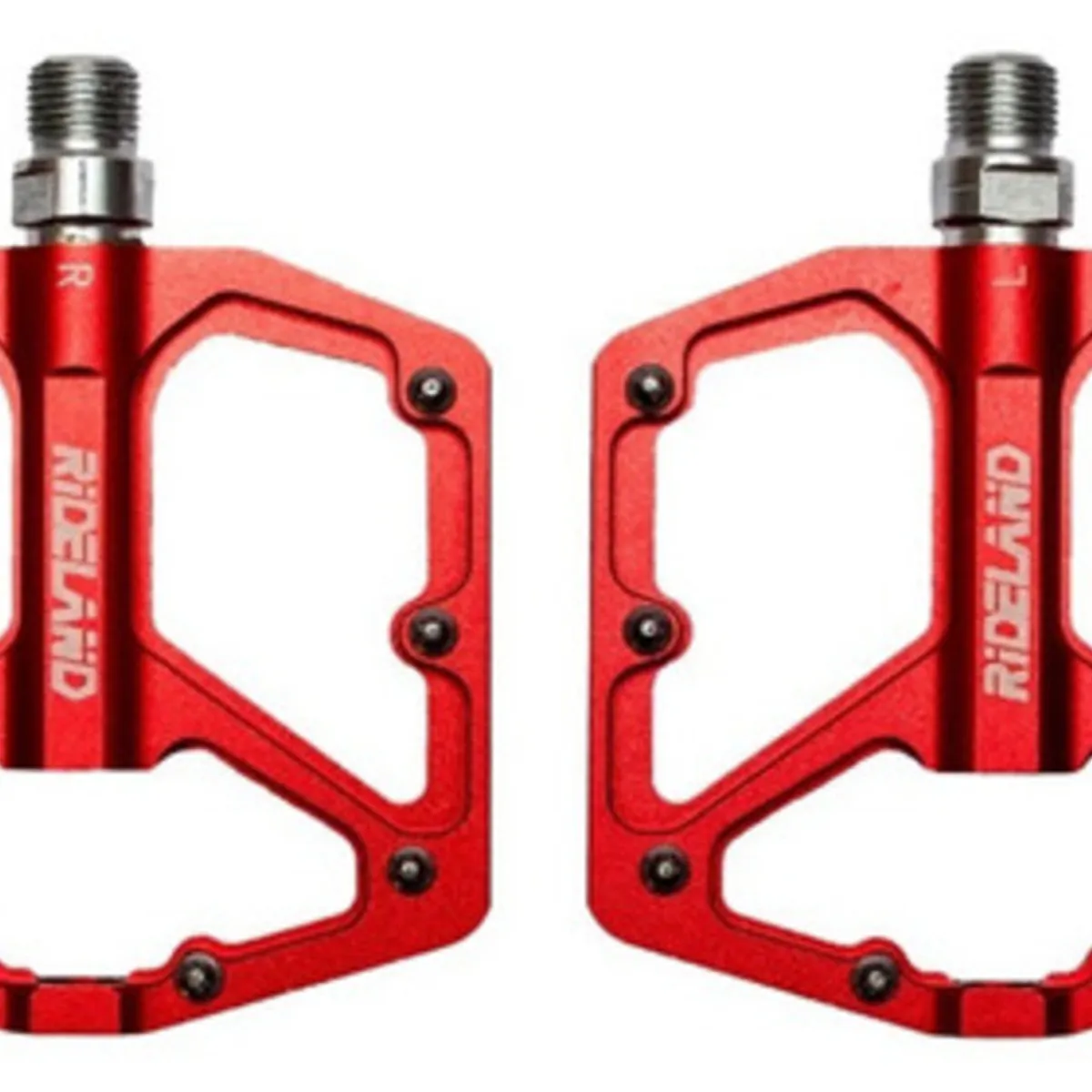 RIDELAND - Pedal De Bicicleta Mtb Rideland Rd07 Enduro Rojo