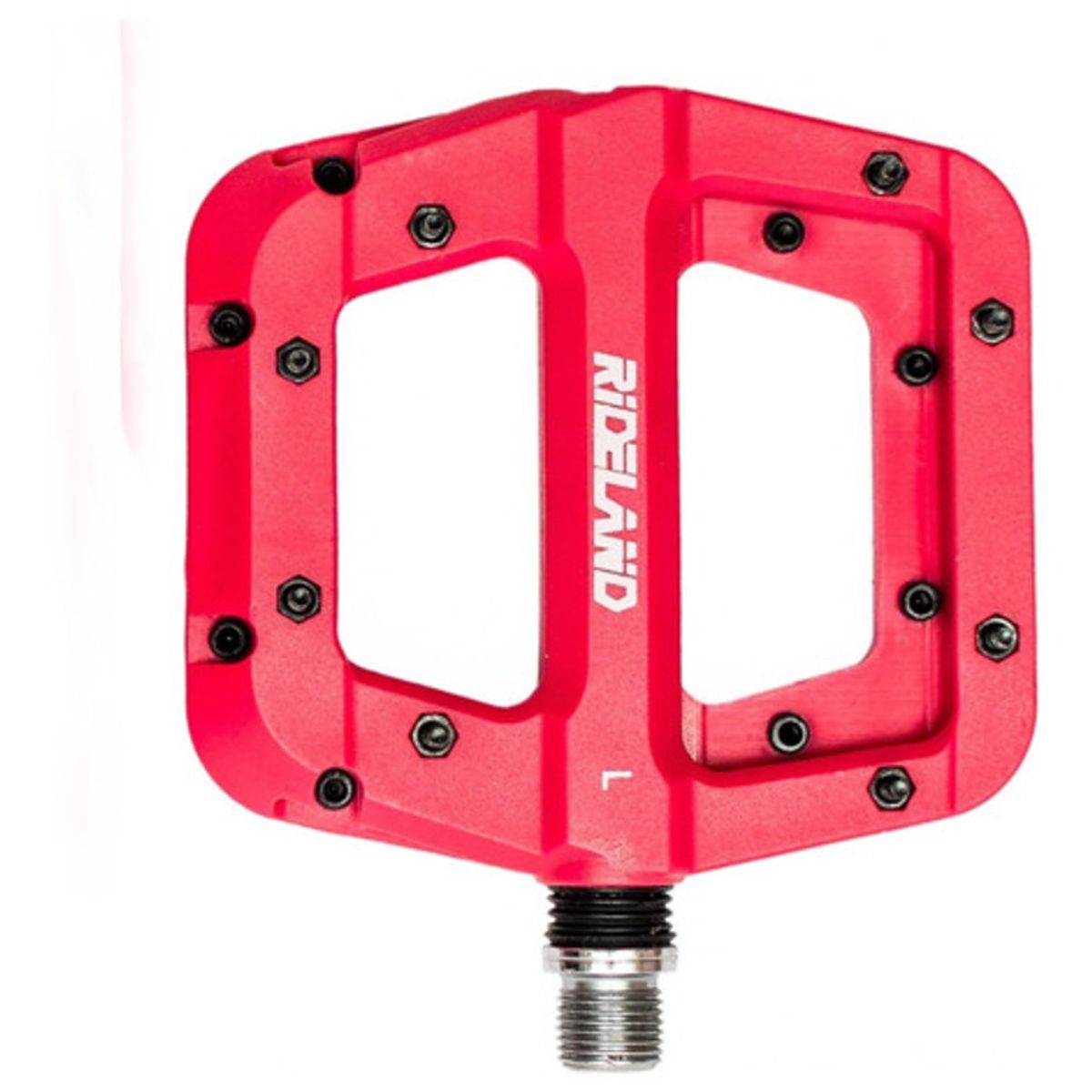 RIDELAND - Pedal De Bicicleta Mtb Rideland Rdnylon Enduro Rojo