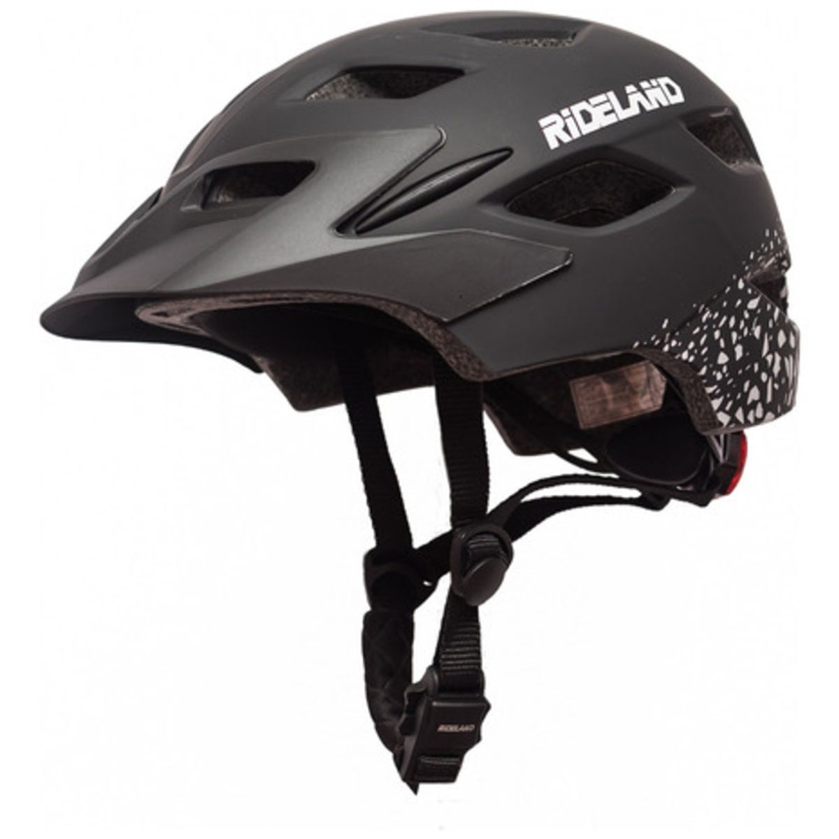 RIDELAND - Casco De Bicicleta Rideland Mtb Niño Black Negro  SM