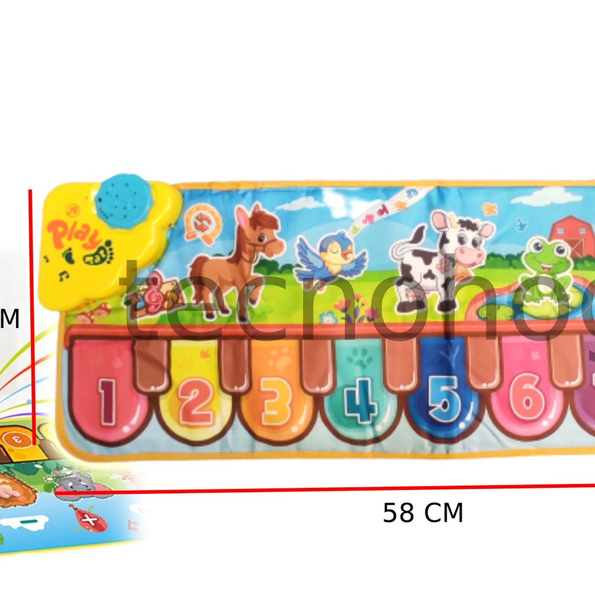 GENERICO - Mat Piano Para Niños Musical Piano Music Animal