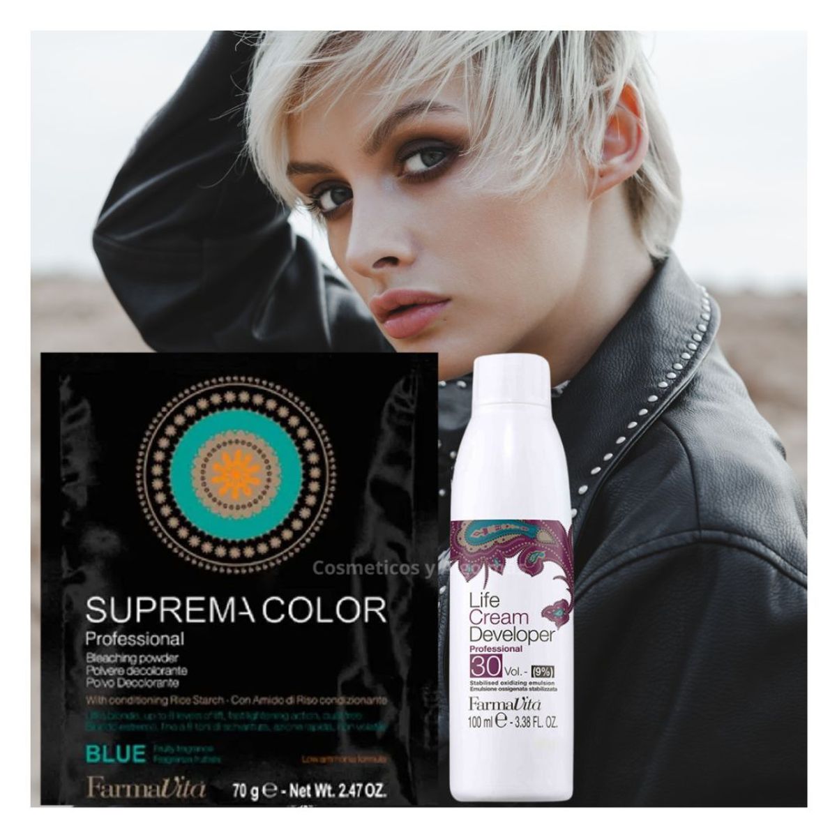 FARMAVITA - DECOLORANTE DE CABELLO 8 TONOS SUPREMA COLOR