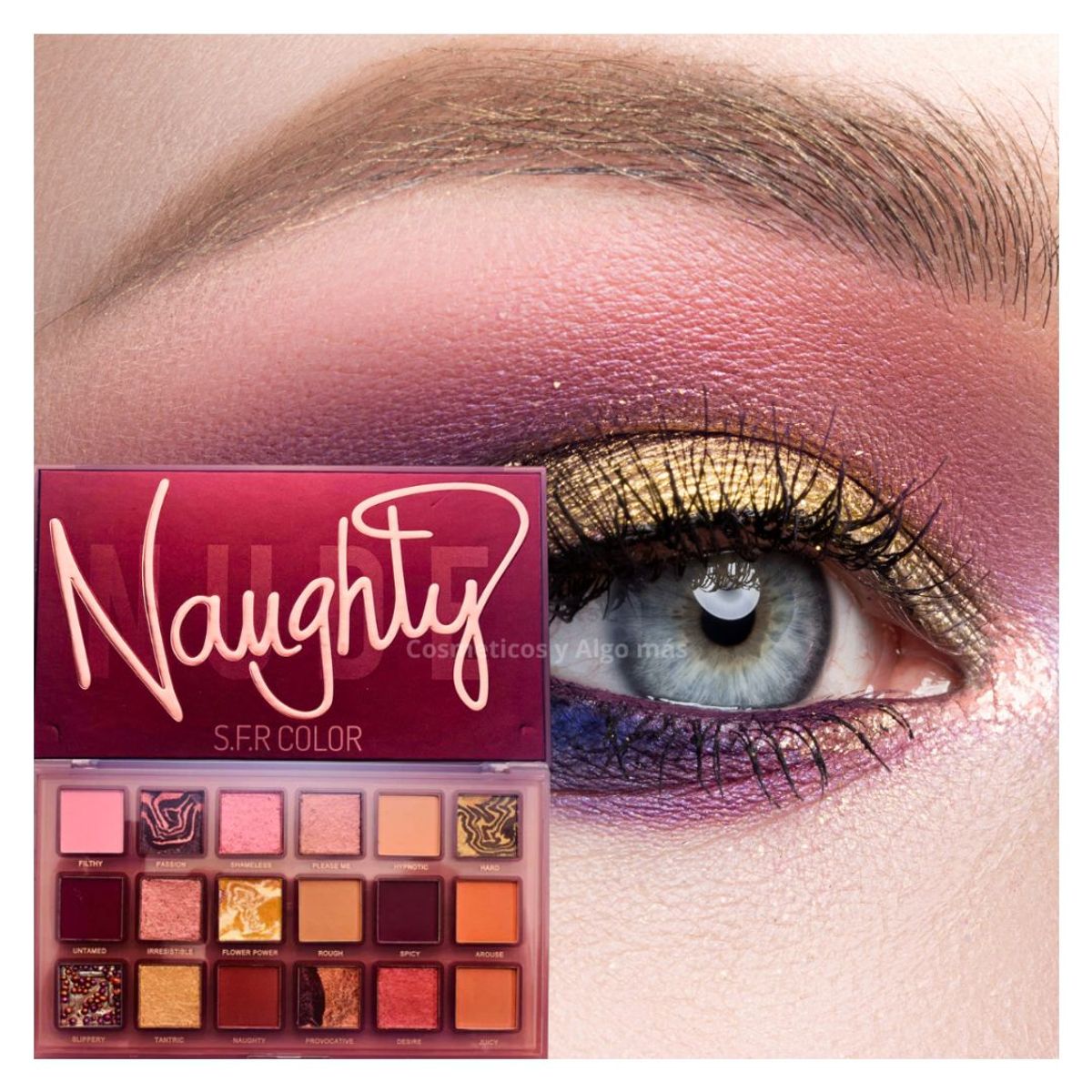 GENERICO - PALETTA NUDE NAUGHTY SFR COLOR