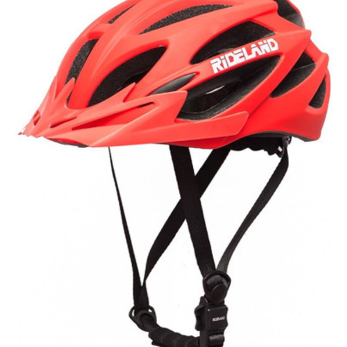 RIDELAND - Casco De Bicicleta Mtb Rideland Tracer Enduro Fidlock Rojo  ML 55-61CM
