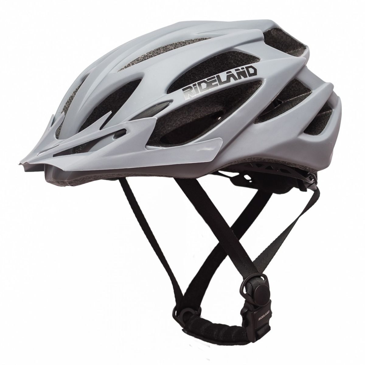 RIDELAND - Casco De Bicicleta Mtb Rideland Tracer Enduro Fidlock Plateado / M/L 55-61CM