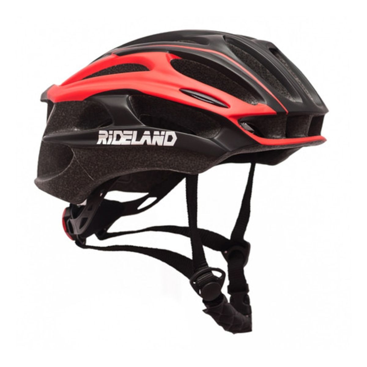 RIDELAND - Casco De Bicicleta Rideland Ruta Black Red ML  Rojo