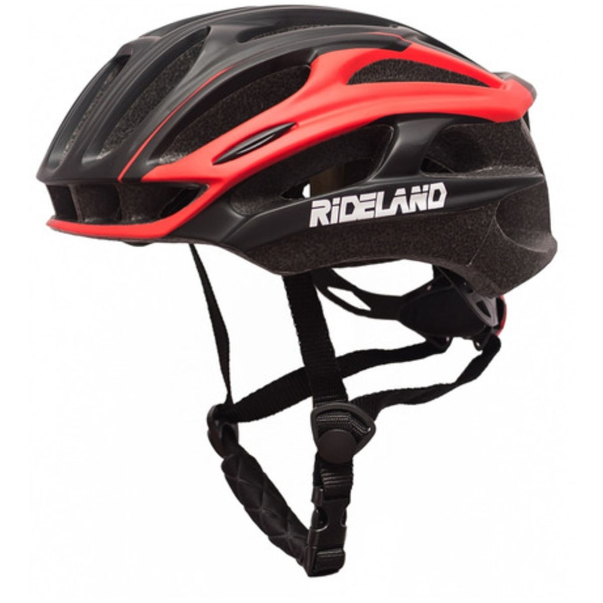 RIDELAND - Casco De Bicicleta Rideland Ruta Black Red ML  Rojo
