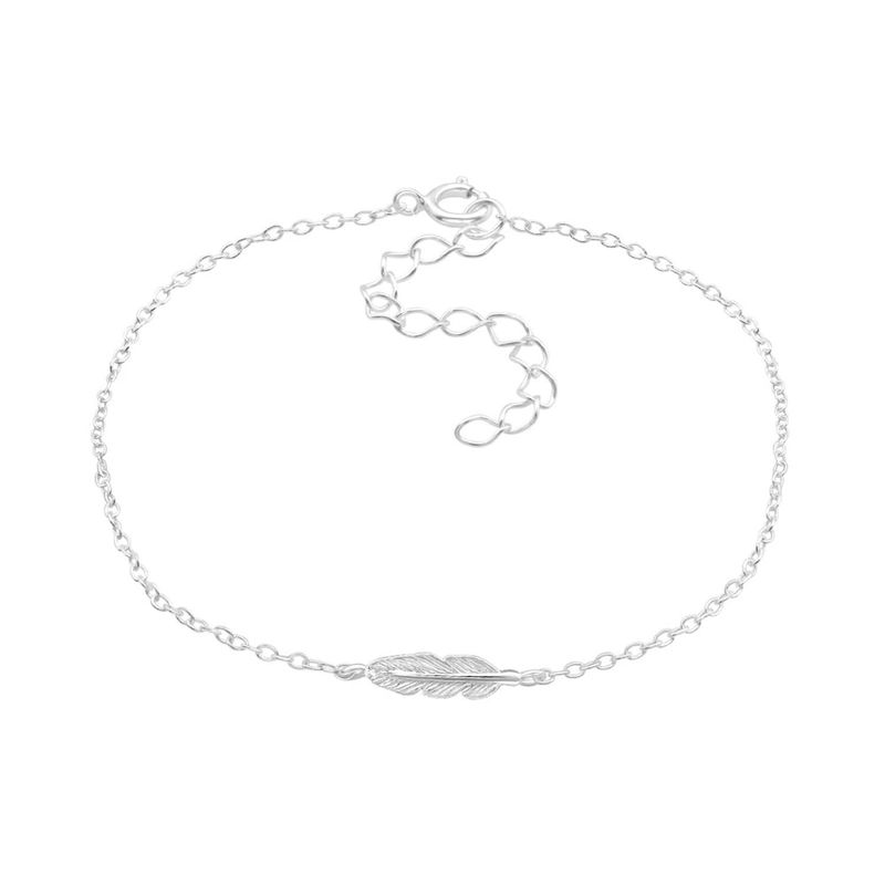 ZAZU - Pulsera Hoja de Plata