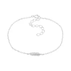 ZAZU - Pulsera Hoja de Plata