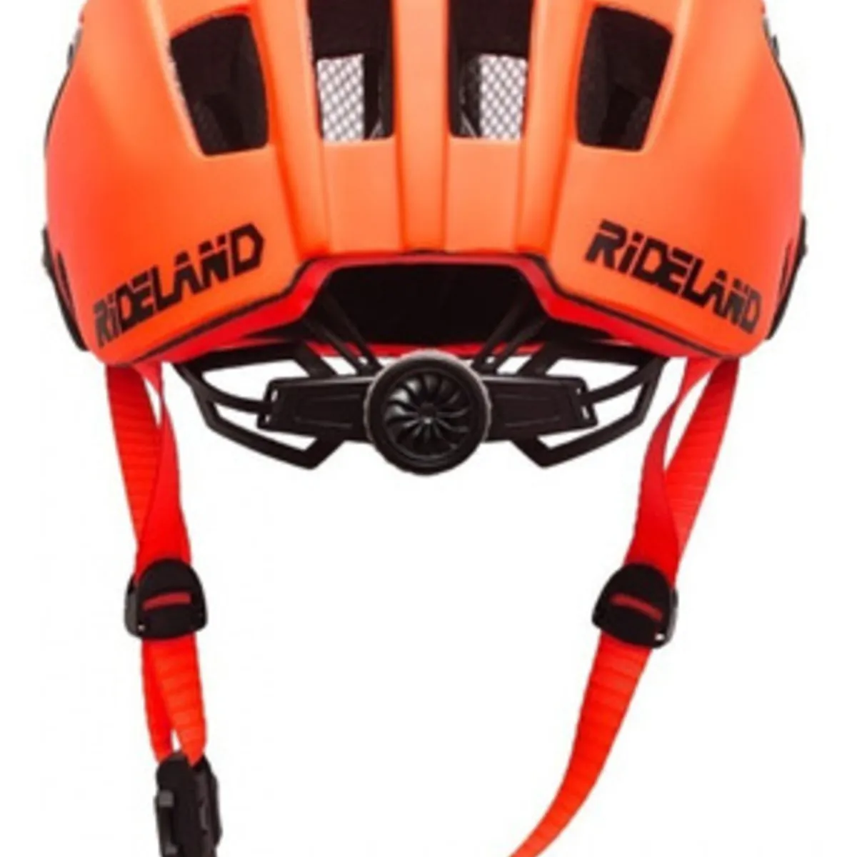 RIDELAND - Casco De Bicicleta Rideland All-track Mtb Imán Negro Naranja  M