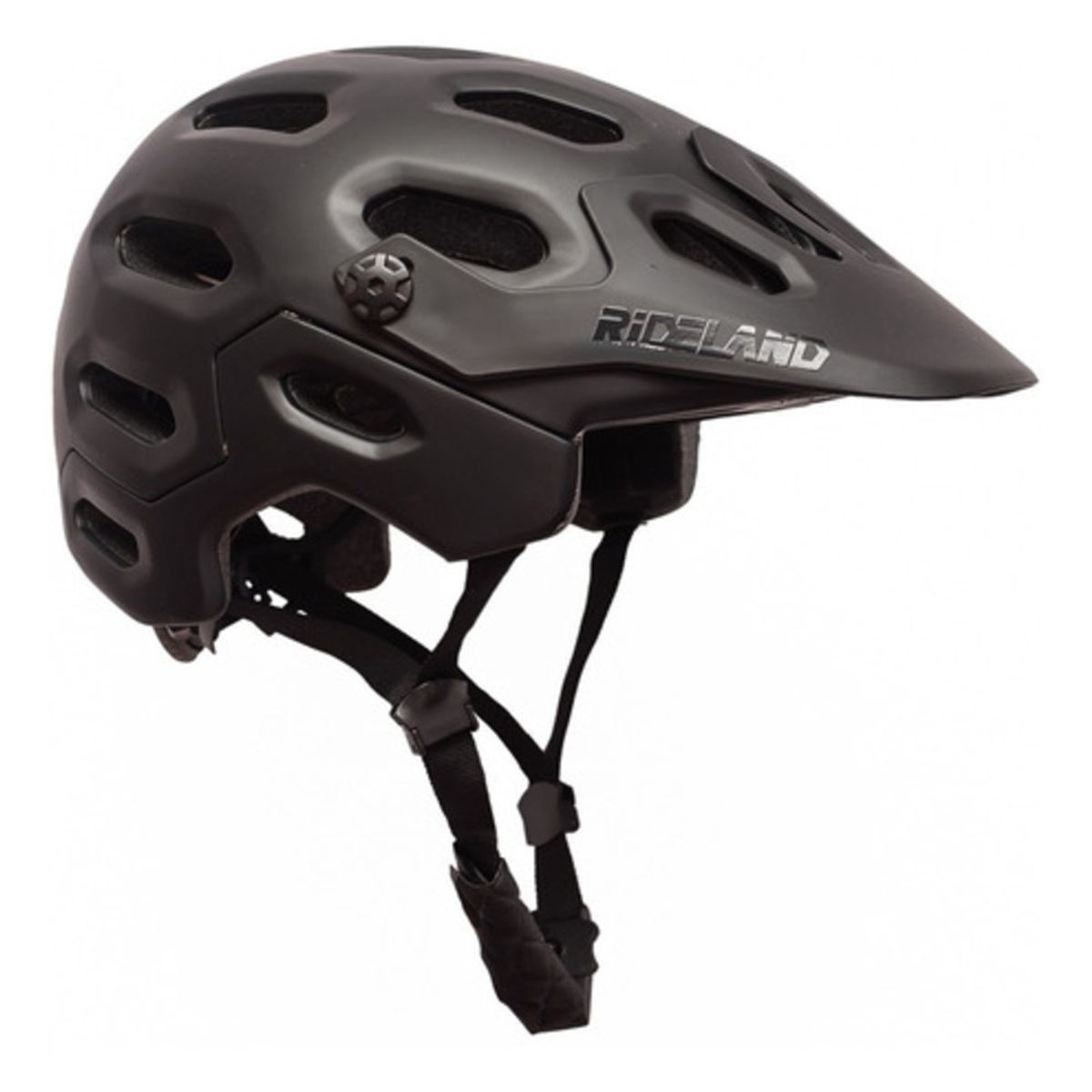 RIDELAND - Casco De Bicicleta Mtb Rideland Supercross Enduro Fidlock Negro  L 58-62cm