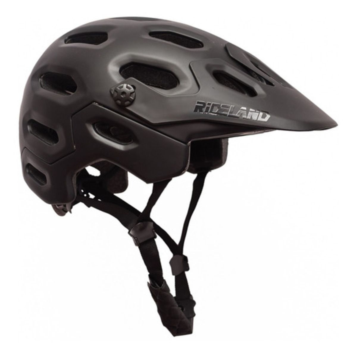 RIDELAND - Casco De Bicicleta Mtb Rideland Supercross Enduro Fidlock Negro  L 58-62cm