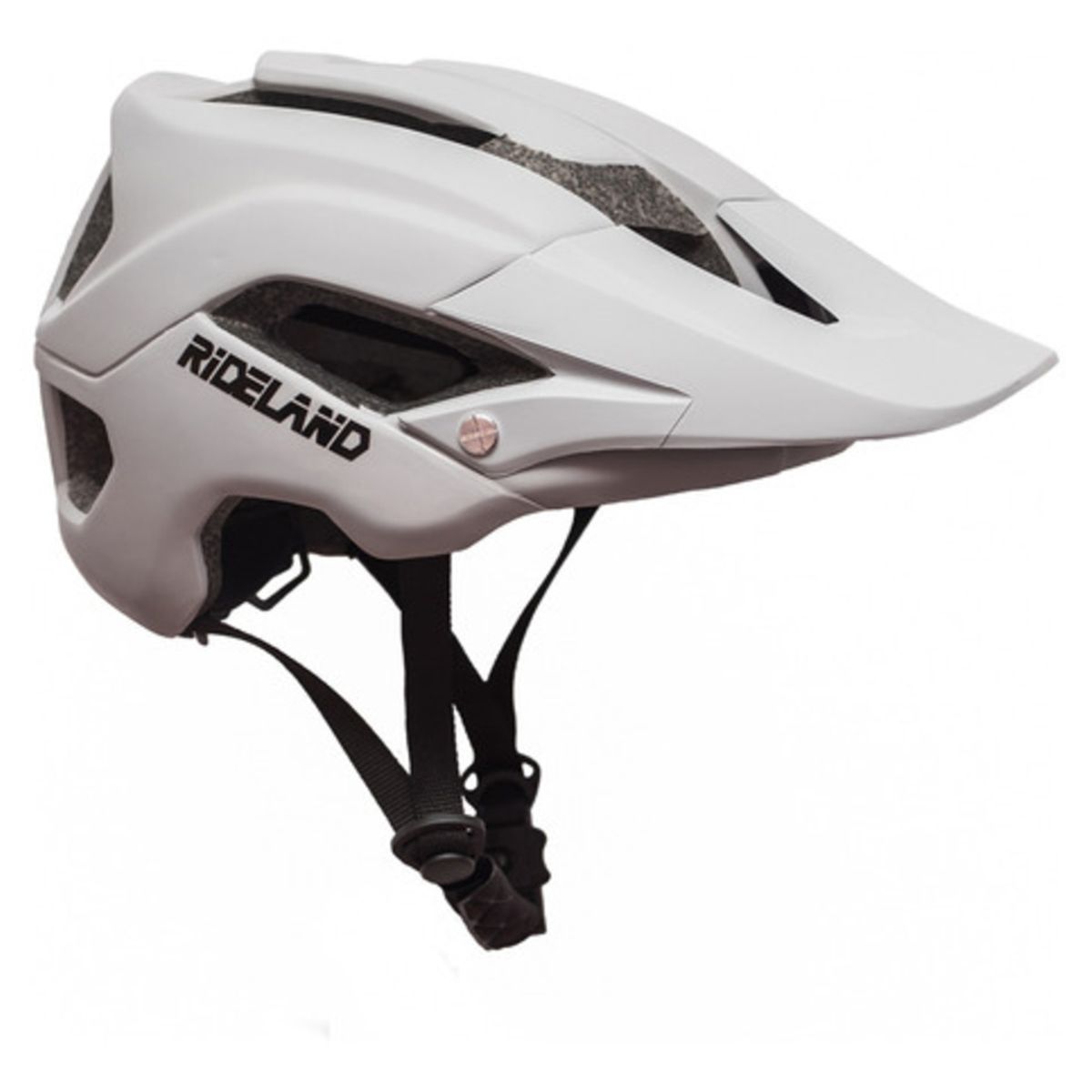 RIDELAND - Casco De Bicicleta Mtb Rideland Terrain Enduro Fidlock Gris  L 58-62cm