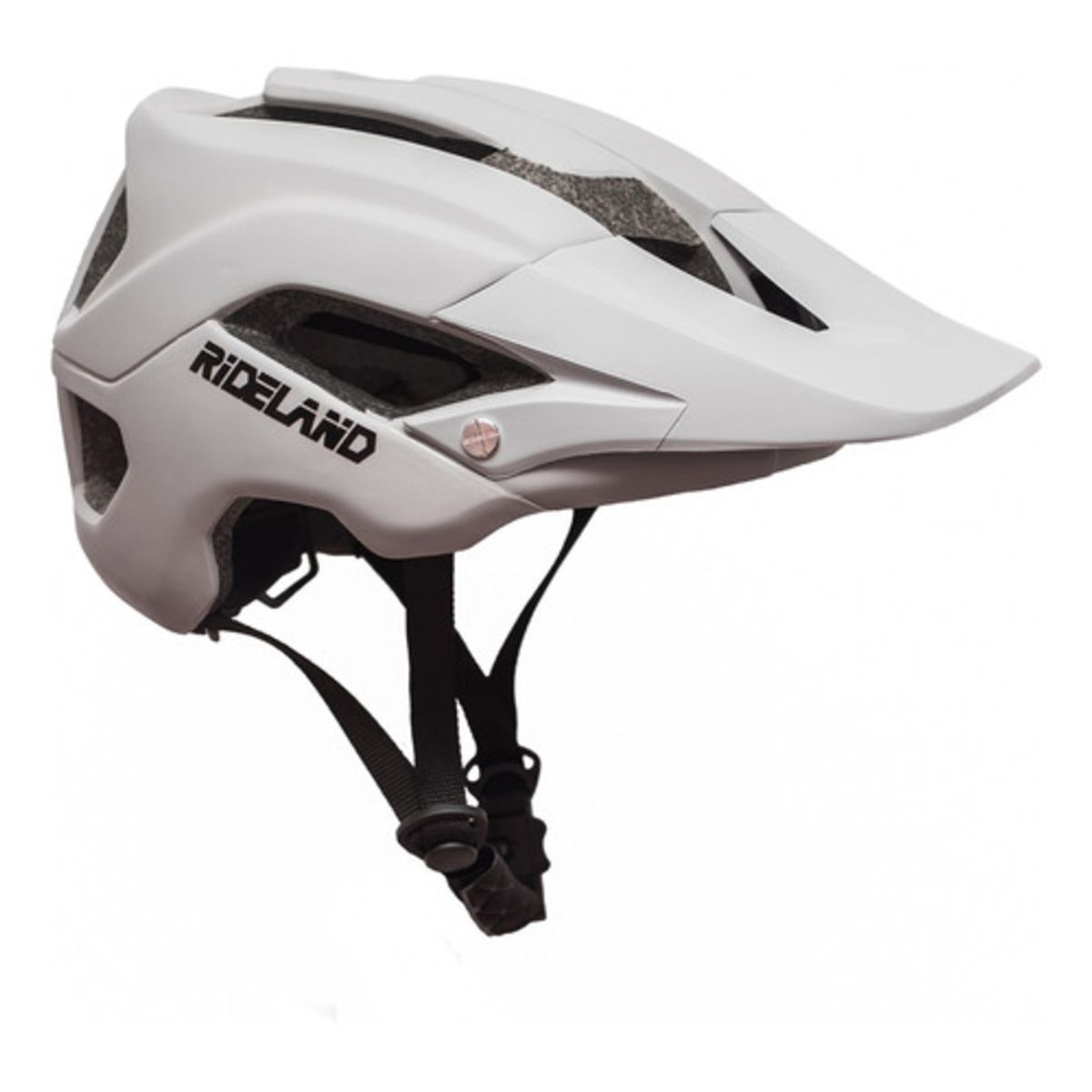 RIDELAND - Casco De Bicicleta Mtb Rideland Terrain Enduro Fidlock Gris  L 58-62cm