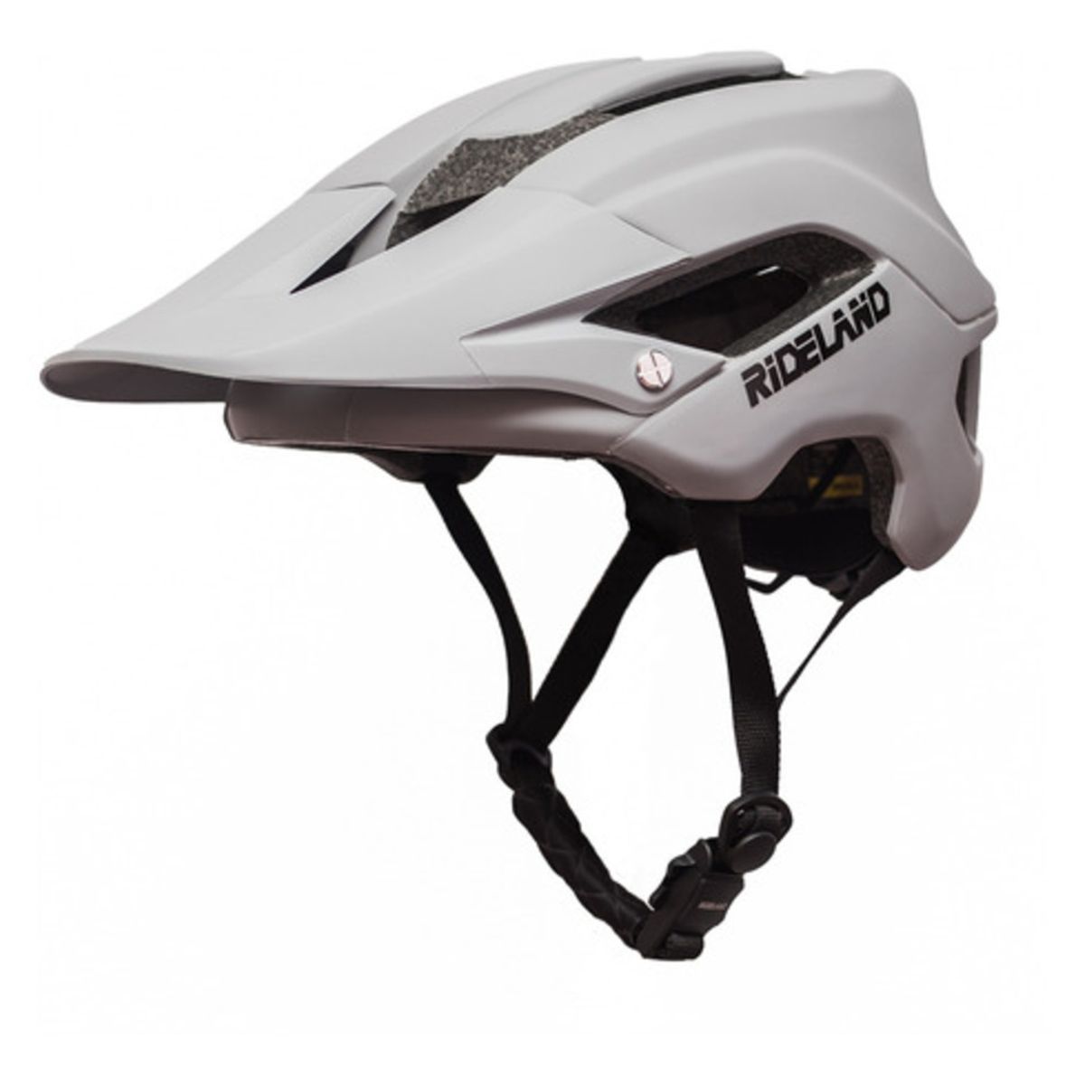 RIDELAND - Casco De Bicicleta Mtb Rideland Terrain Enduro Fidlock Gris  L 58-62cm