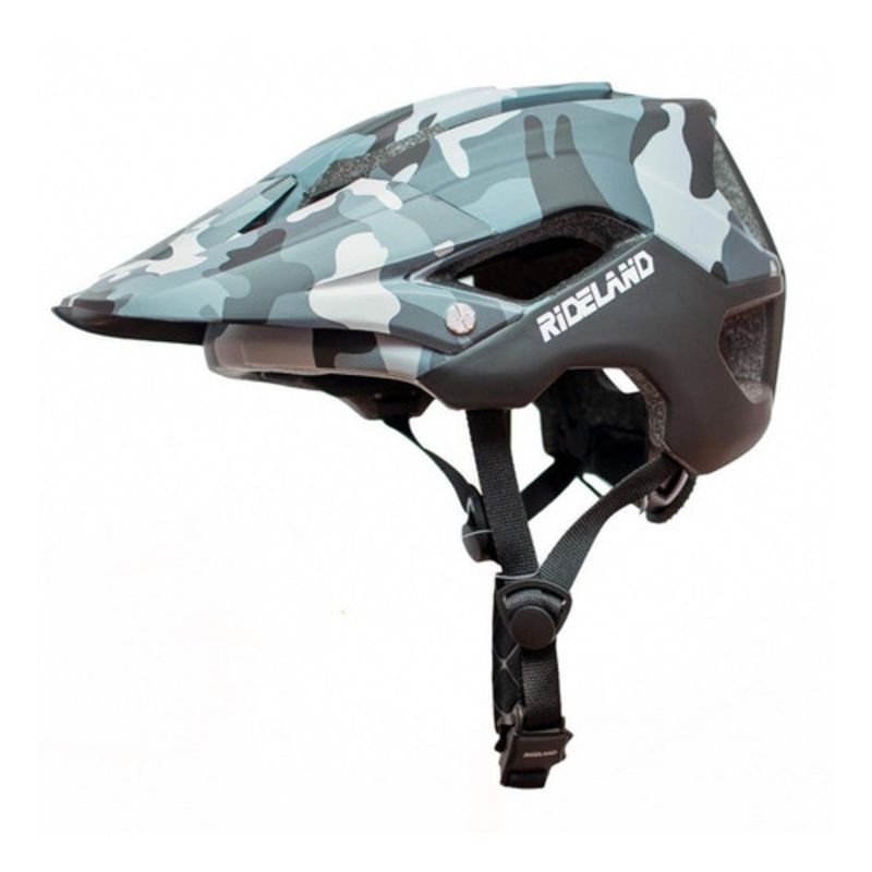 RIDELAND - Casco De Bicicleta Mtb Rideland Terrain Enduro Fidlock Marrón  M 54-58cm