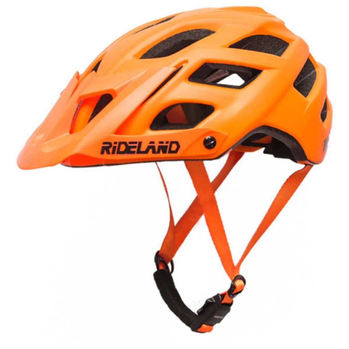 RIDELAND - Casco De Bicicleta Mtb Rideland Trail Xc Enduro Fidlock ML 55-61cm  Naranja