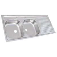 Lavaplatos sobreponer 1200x500 comb derecho