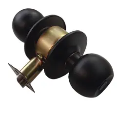 STEINHAUS - Cerradura Pomo Oficina Dormitorio Color Negro Mate