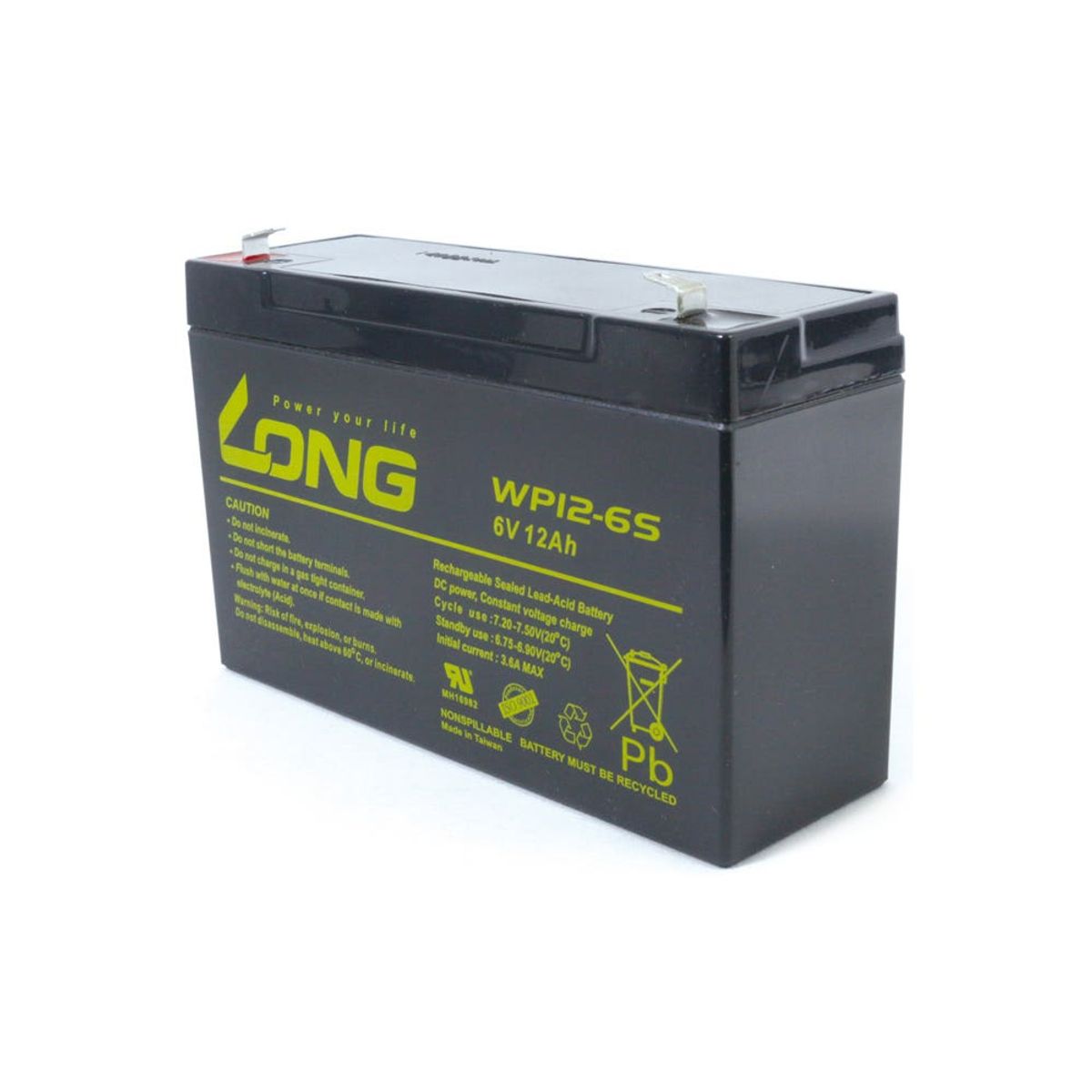 LONG - BATERIA 6V 12AH LONG