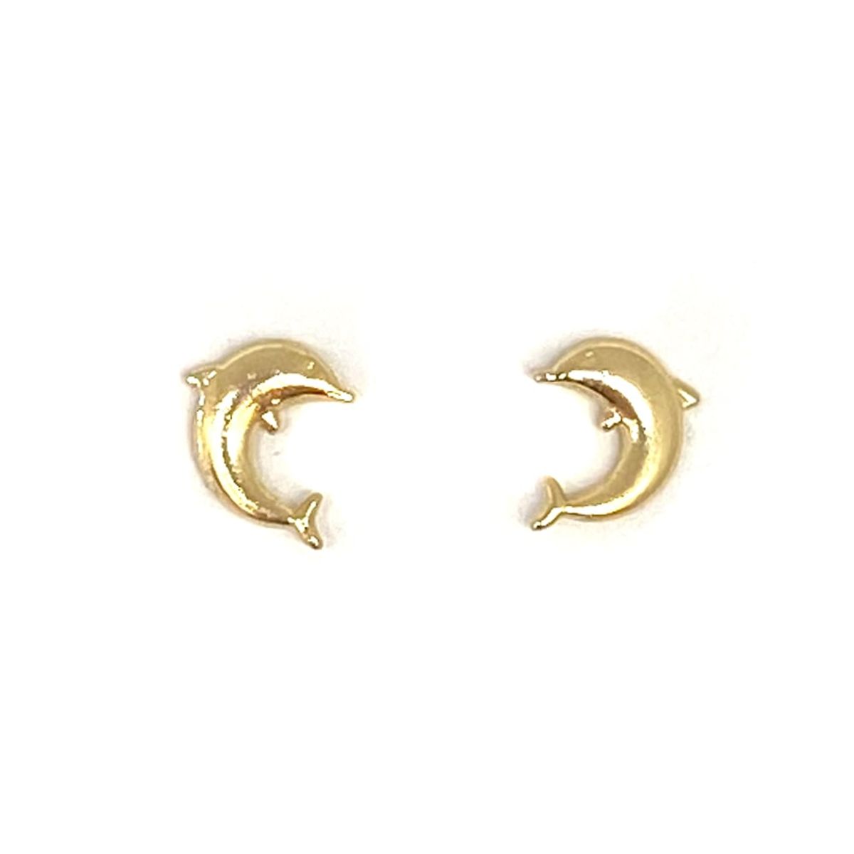 COGGIOLA - Aros Delfín Mini Enchapado Oro 18K