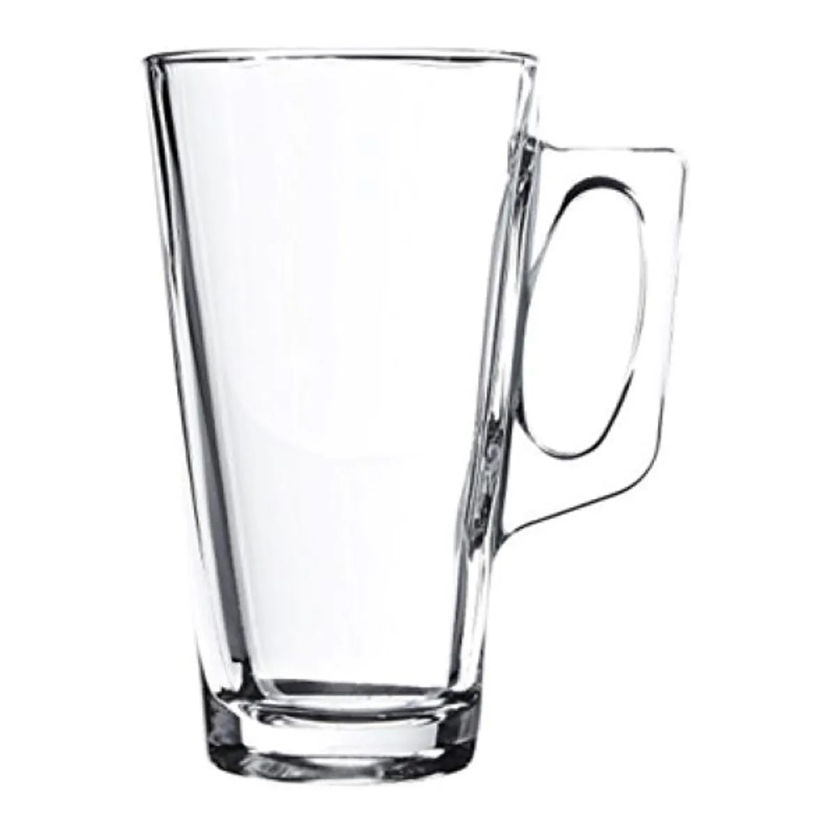 PASABAHCE - Taza Vidrio Con Asa Café Templado Vela 385cc