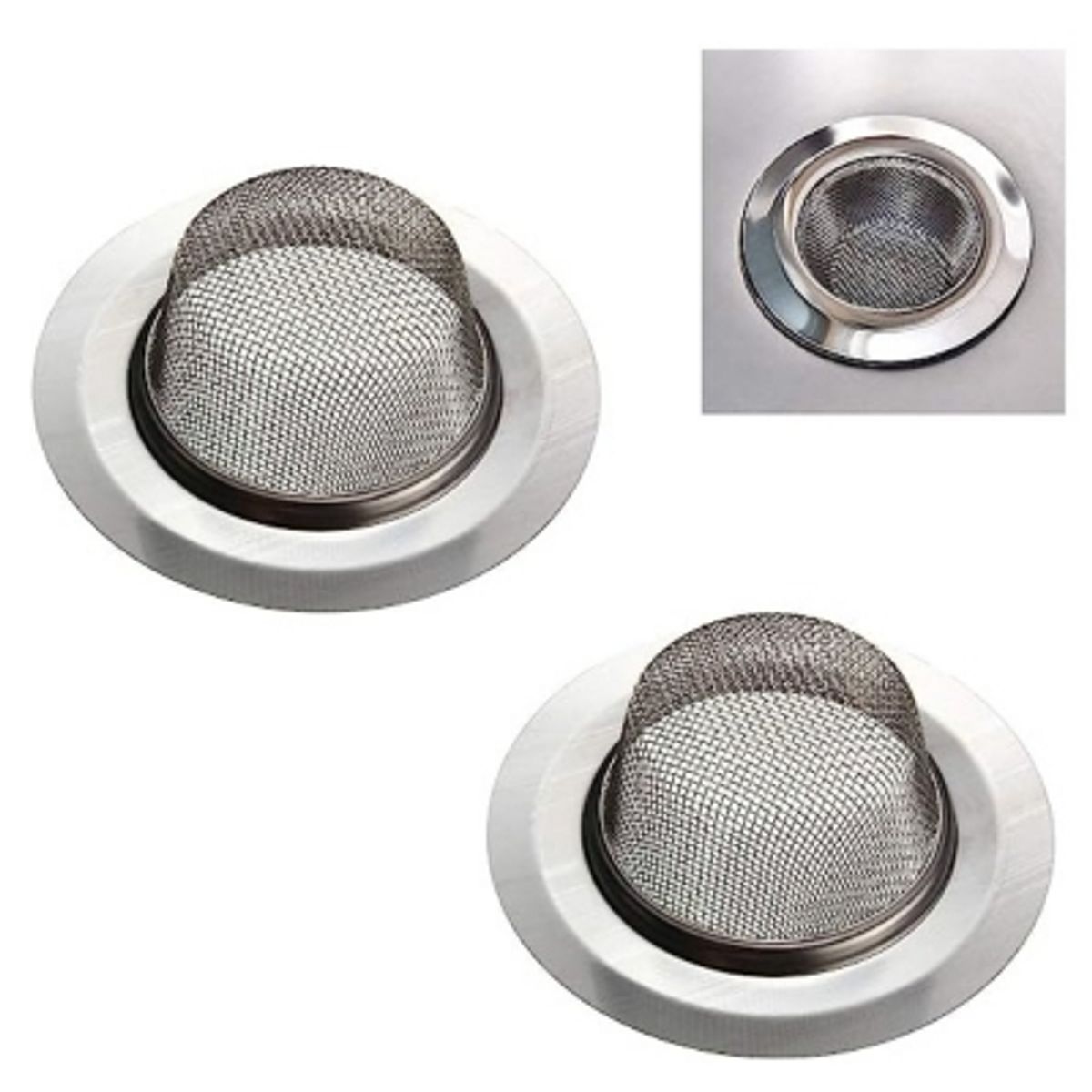 GENERICO - X2 Rejilla Lavaplatos Rejilla Filtro Lavaplato Escurridor