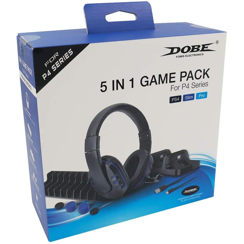 GENERICO - Audífonos auriculares Gamer Pack 5 en 1 PS4, PC, TABLETS.