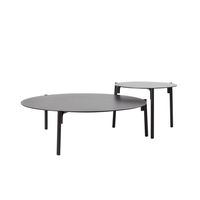 Juego de Mesas Terraza Oporto Negras