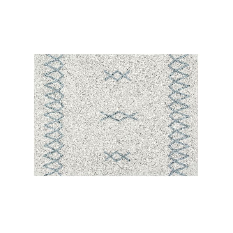 SUR DISEÑO - Alfombra Atlas Natural Azul Vintage 120 x 160cm